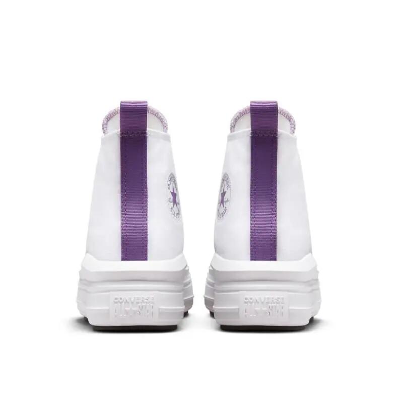 Converse Chuck Taylor All Star, Sneaker Platform - Bianco/Viola 6/7