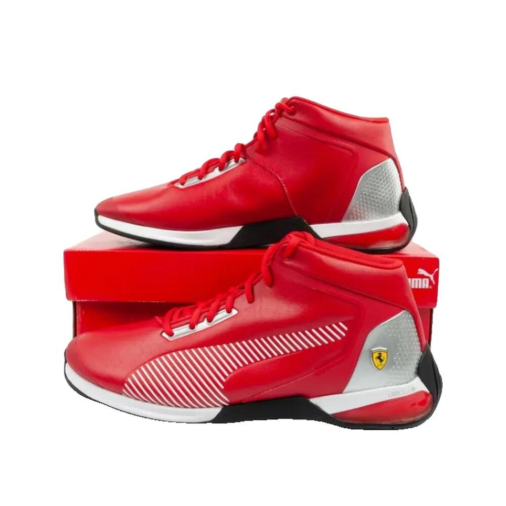 Baskets Style Ferrari RACE KART CATX Homme (Rouge) 10/10