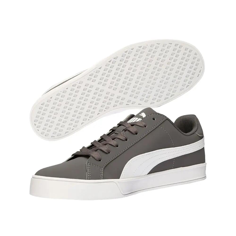 PUMA Smash Vulc Grey/White — foto 4