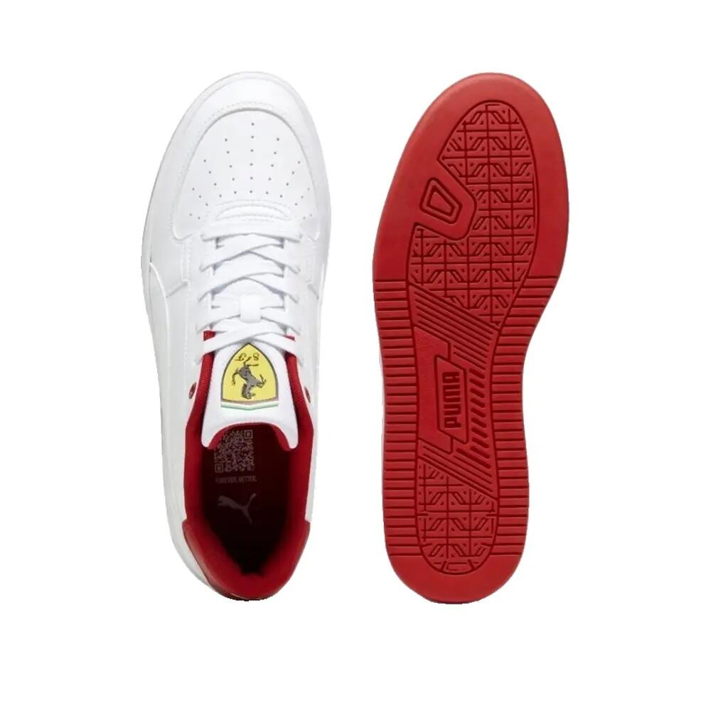 Chaussures PUMA Ferrari Caven 2.0 Blanc/Rouge 4/8