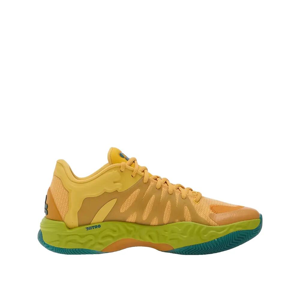 Chaussures PUMA HALI 1 Jaune Moutarde/Verdure de Mer 2/6