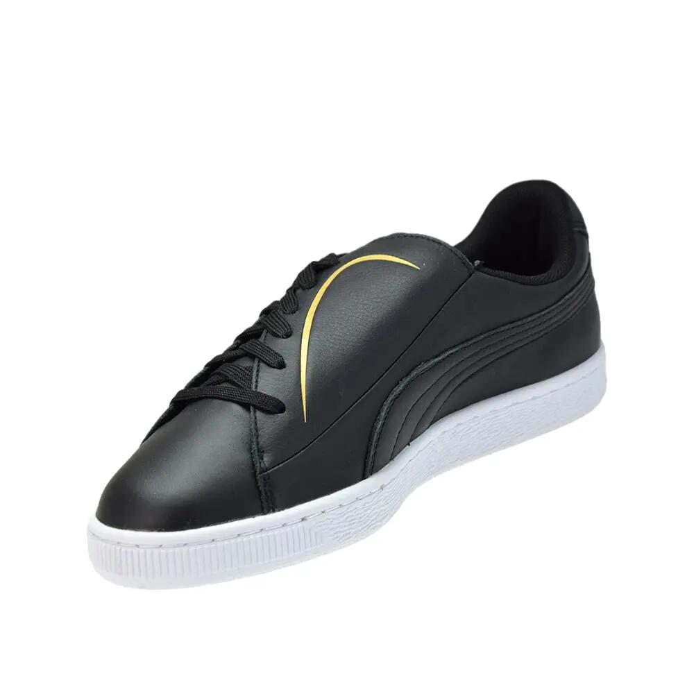 Zapatillas PUMA Basket Crush Emboss Negro/Oro 2/10