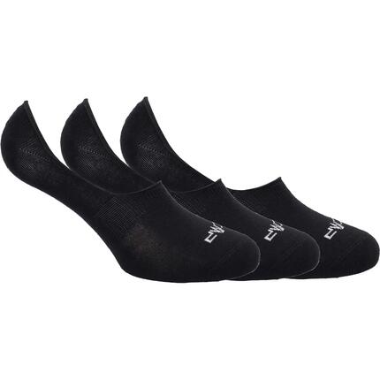 Lot de 3 paires de chaussettes protège-pieds bambou femme CMP