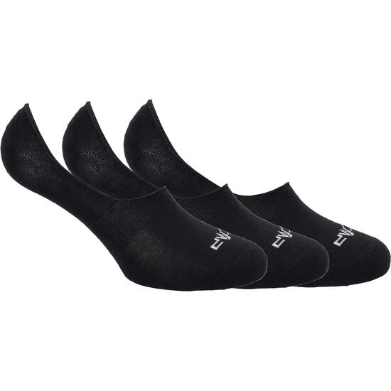 Lot de 3 paires de chaussettes protège-pieds bambou femme CMP