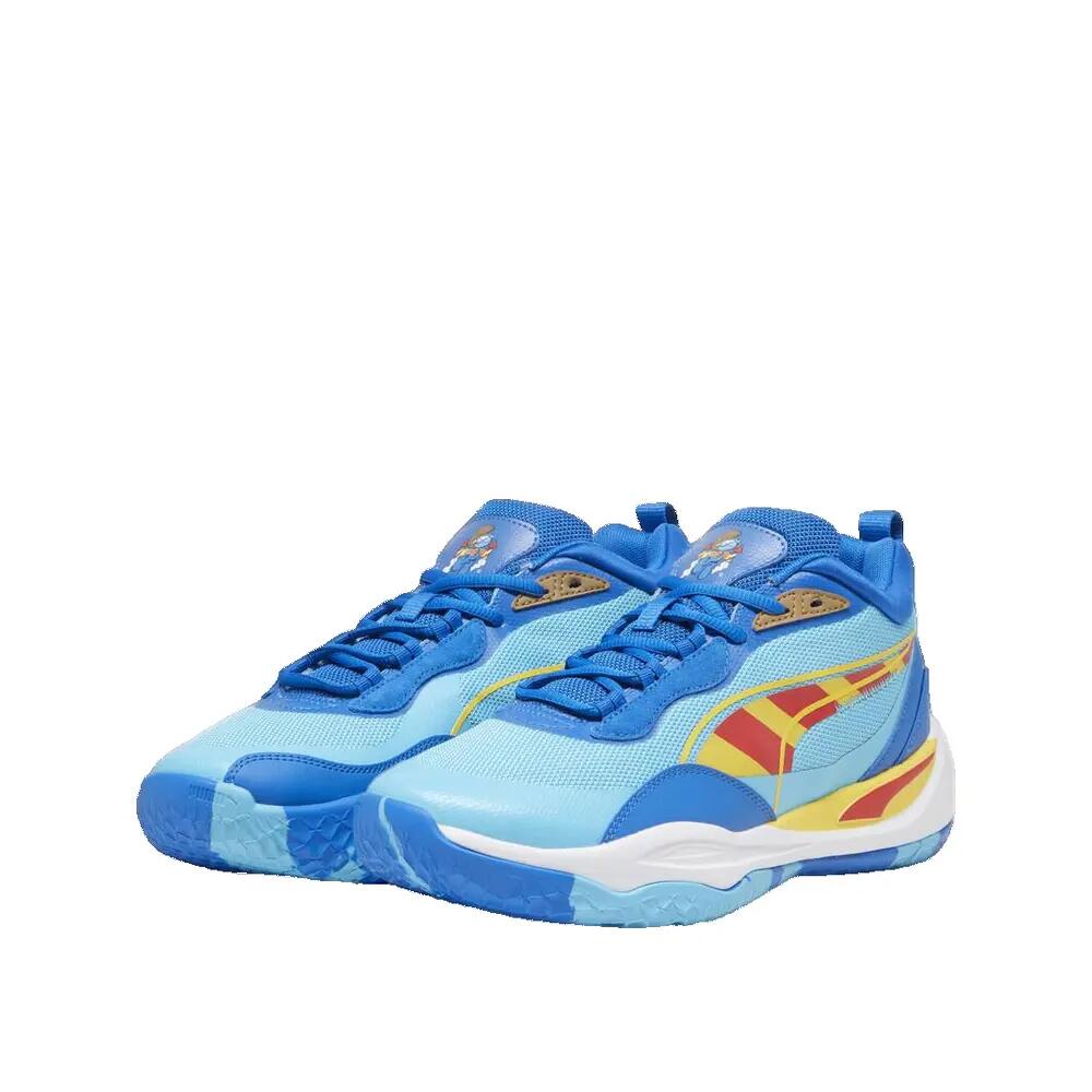 Chaussures PUMA Playmaker Pro x Les Schtroumpfs Bleu 3/5