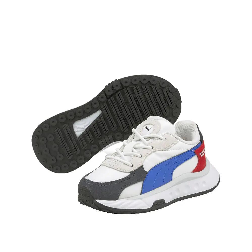 Zapatillas PUMA Wild Rider Rollin Blanc/Bleu/Rouge 2/6
