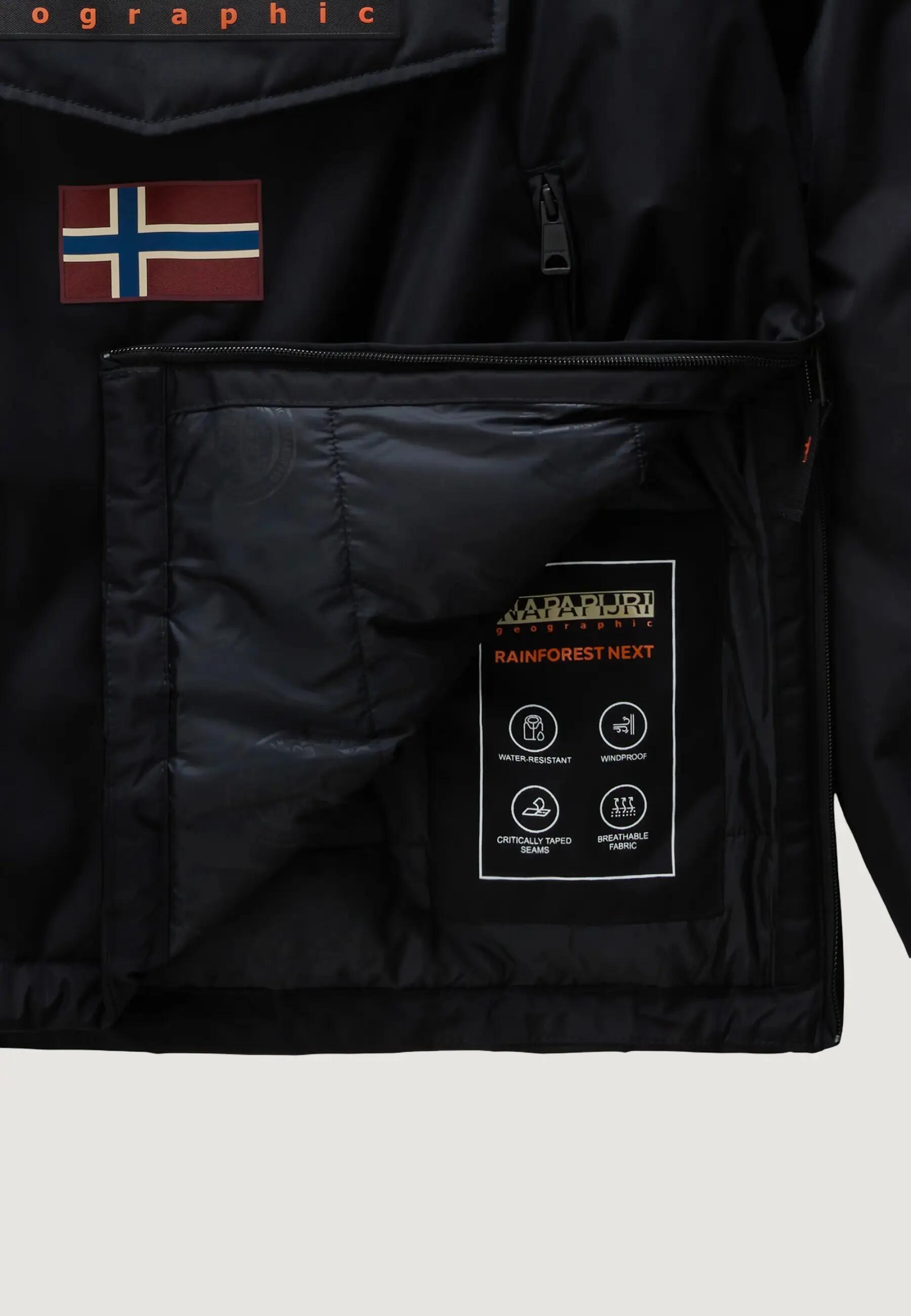 MEN'S Jacke RAINFOREST NEXT SCHWARZ 4/7