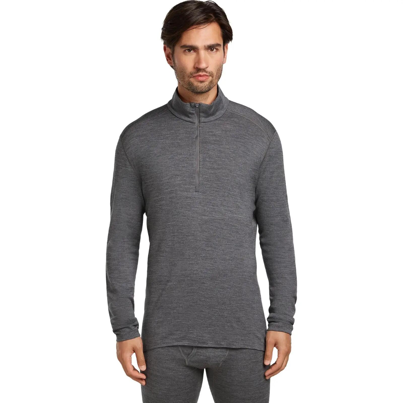 Heren thermisch shirt icebreaker 260 Tech LS Half Zip 1/7