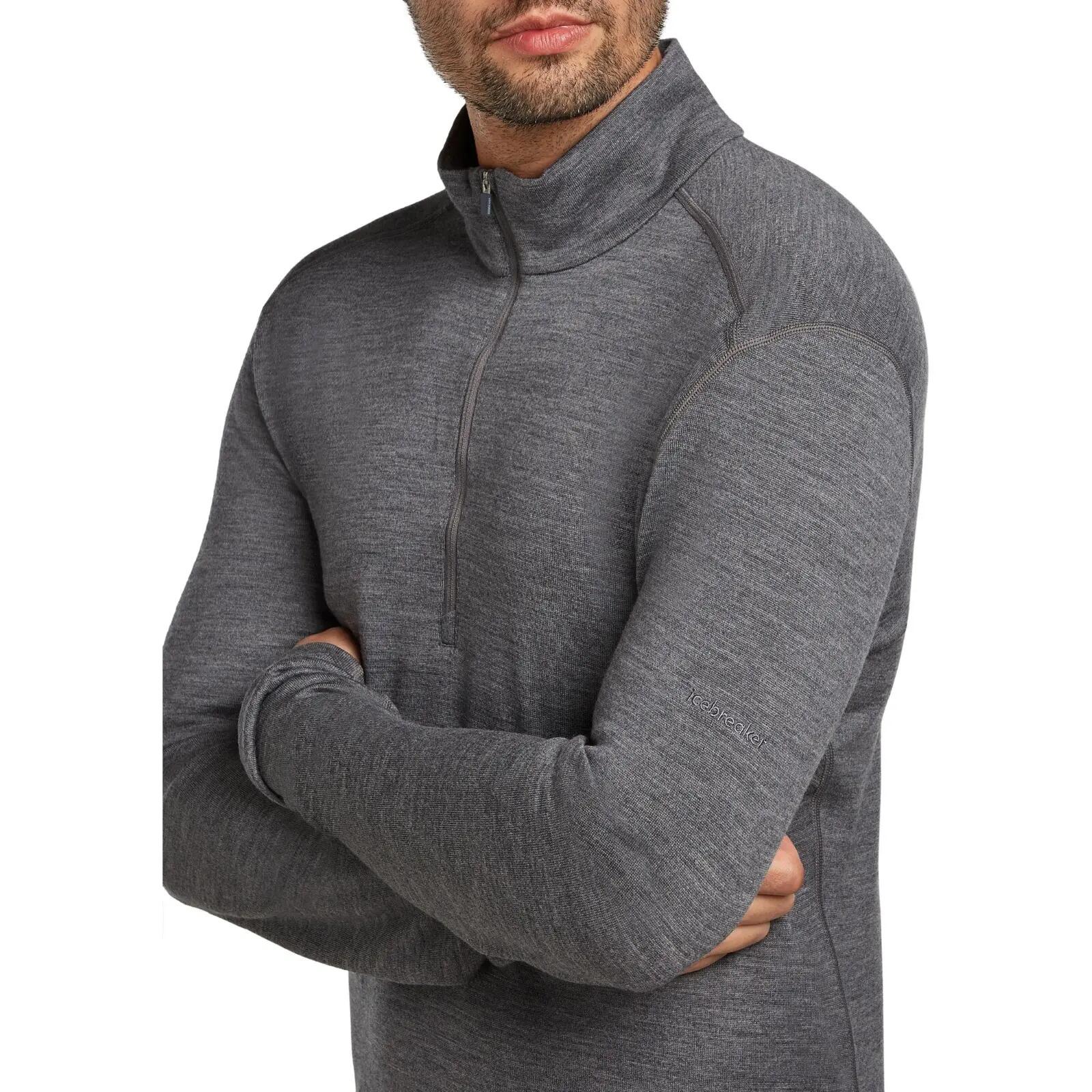 Heren thermisch shirt icebreaker 260 Tech LS Half Zip 5/7