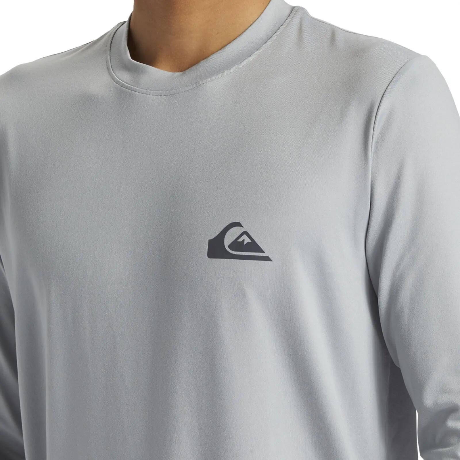 T-shirt de surf à manches longues UPF50 EVERYDAY SURF Gris Homme 6/7