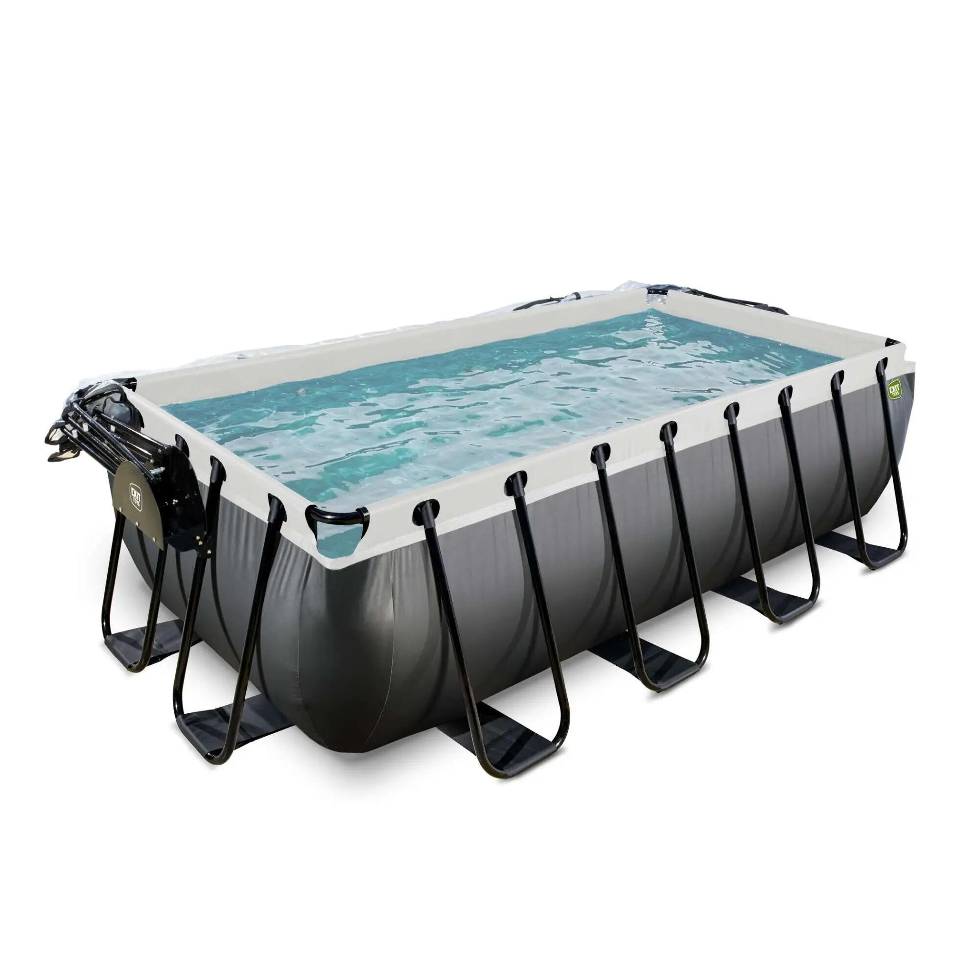 Piscina 400x200x100cm con cúpula y bomba de filtrado de arena y bomb 3/7