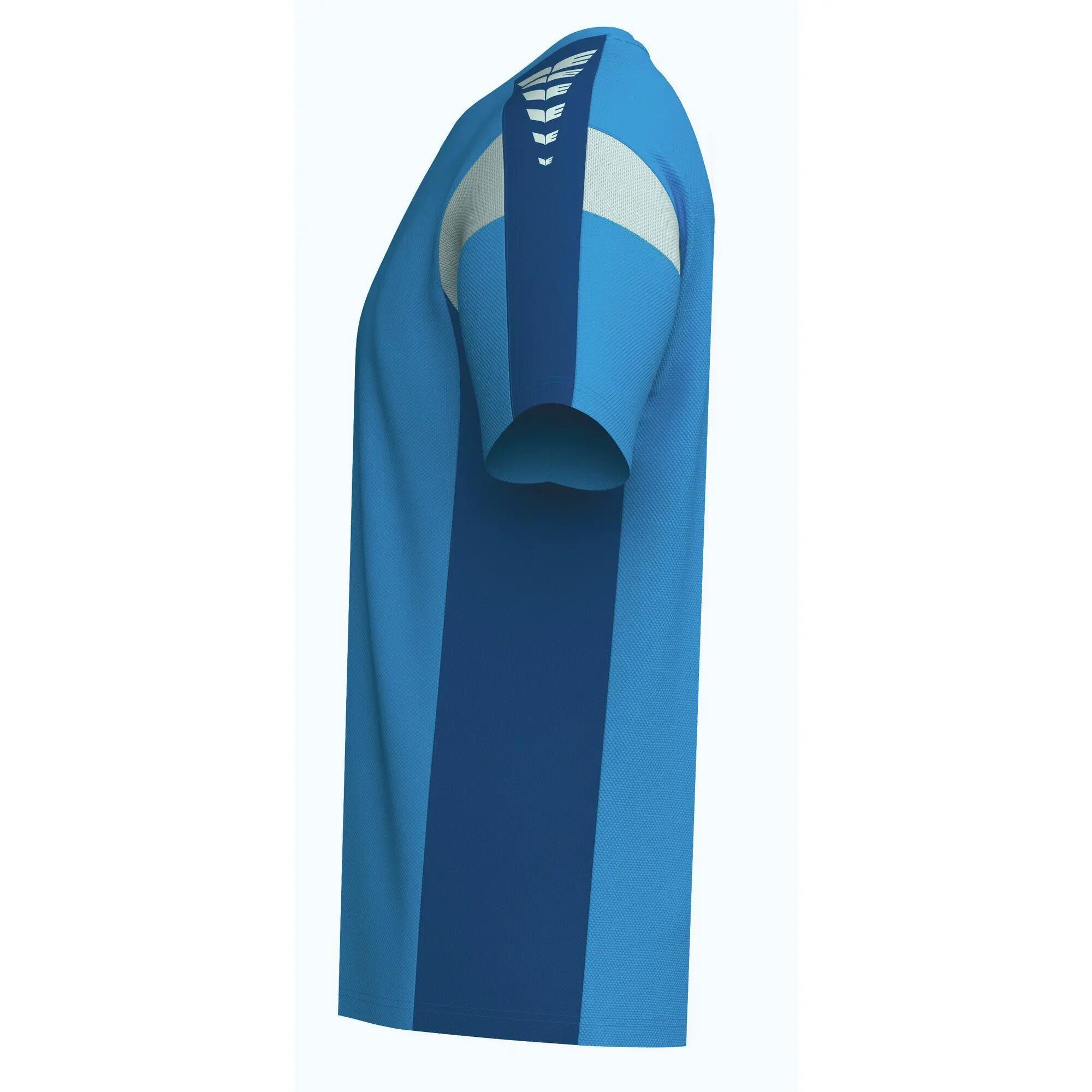 Erima Vier 125 T-shirt Junior Curacao/Nieuw Royal 3/3