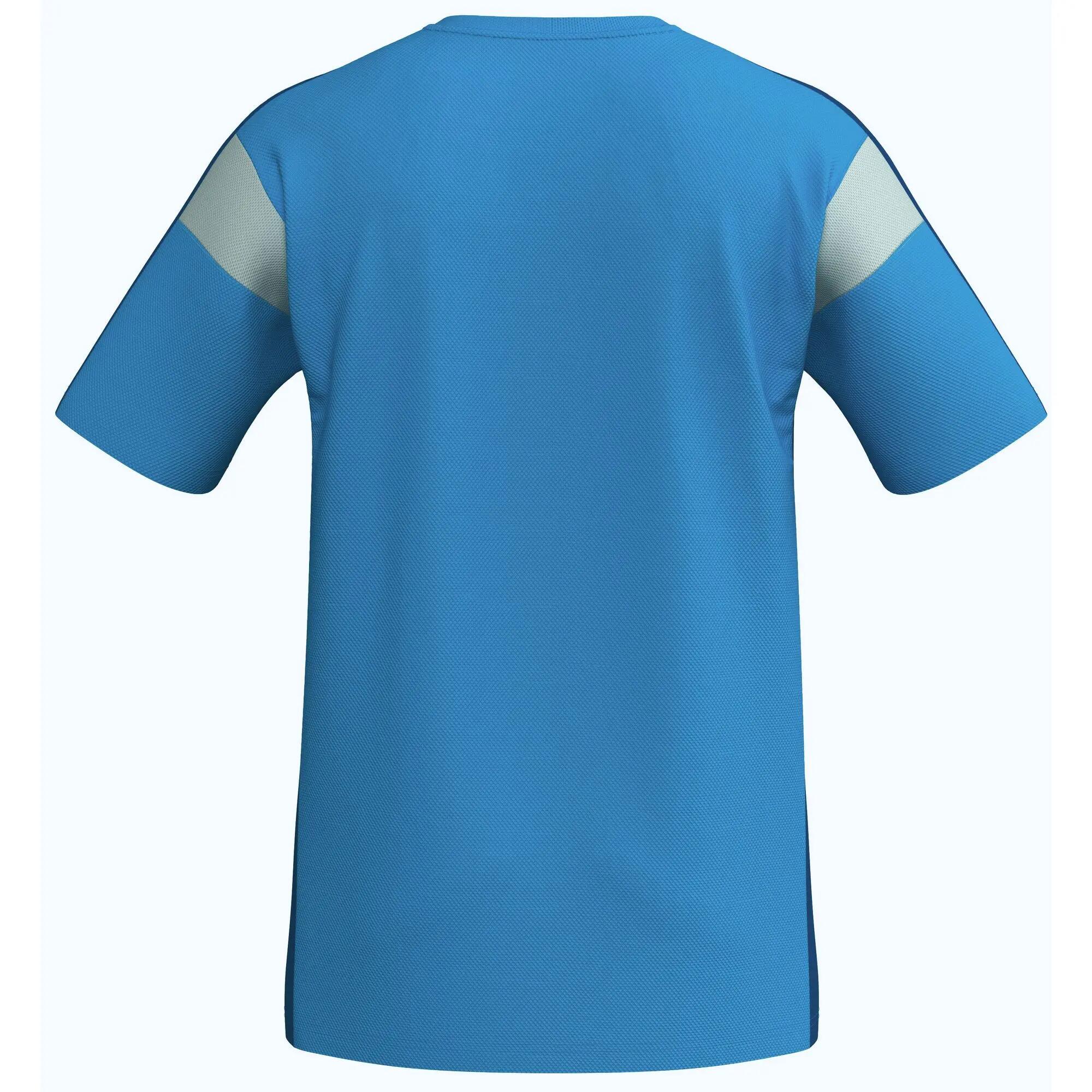 Erima Vier 125 T-shirt Junior Curacao/Nieuw Royal 2/3