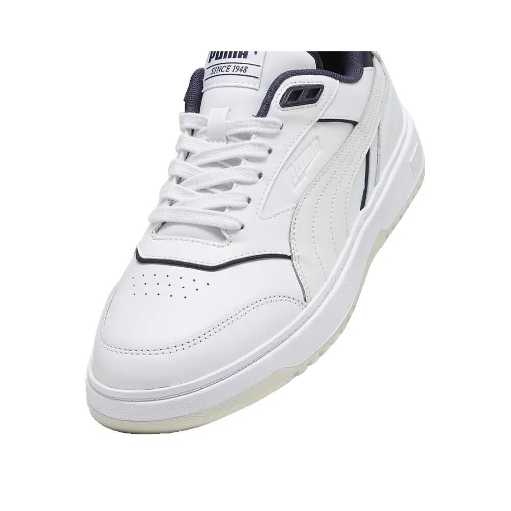 Zapatos PUMA Doublecourt Blanco/Azul 2/3