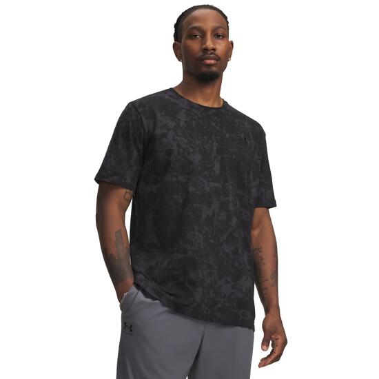 t-shirt crop top UA M ICON SS NOVELTY HOMME noir