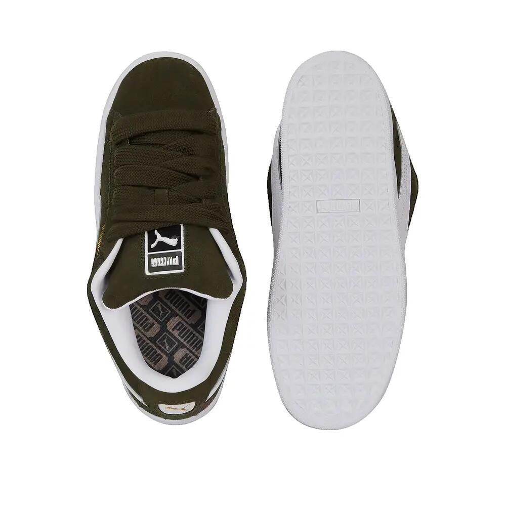 Chaussures PUMA Suede Khaki/Blanc 3/3