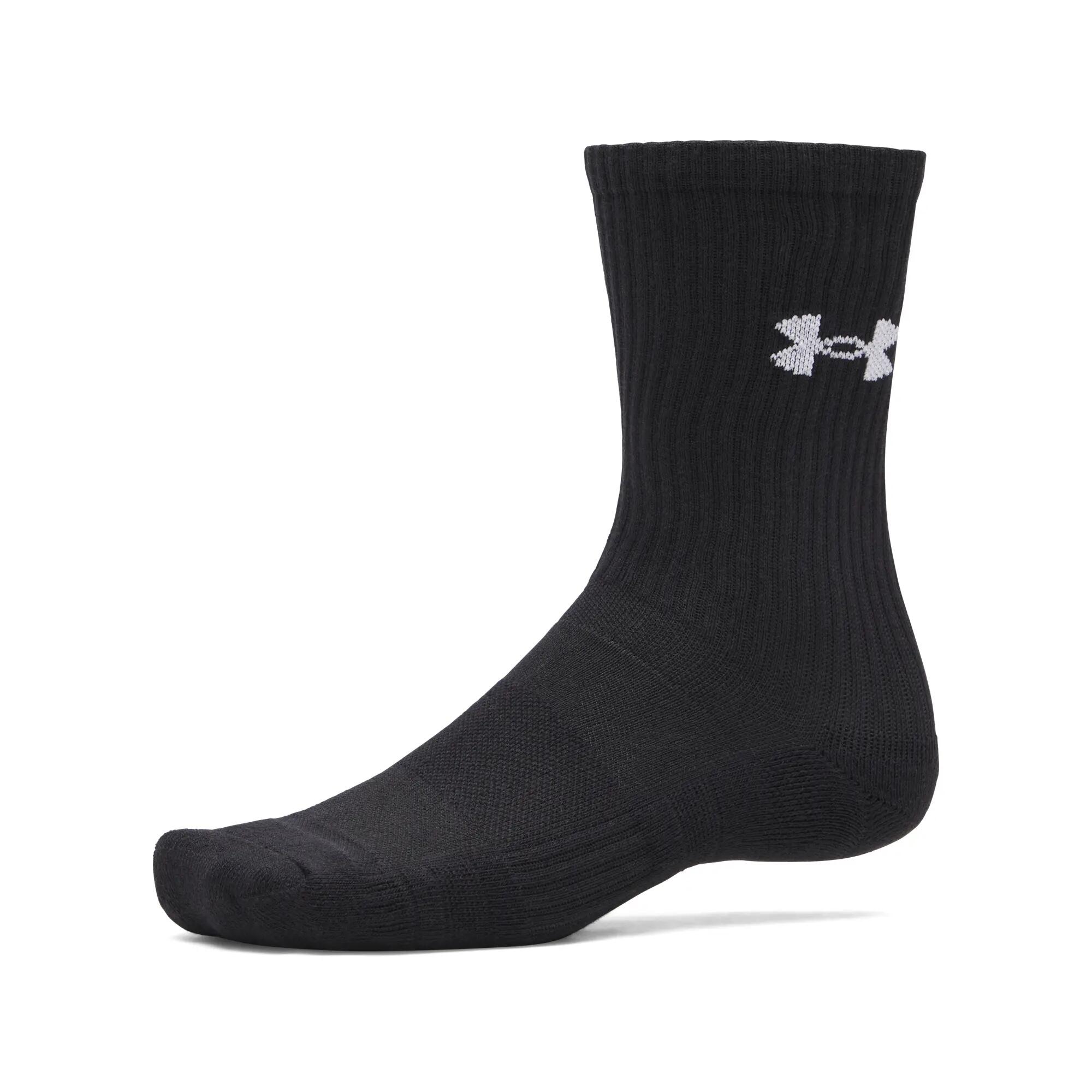 Zokni Unisex Under Armour UA Performance Cotton 3p Crw 4/5