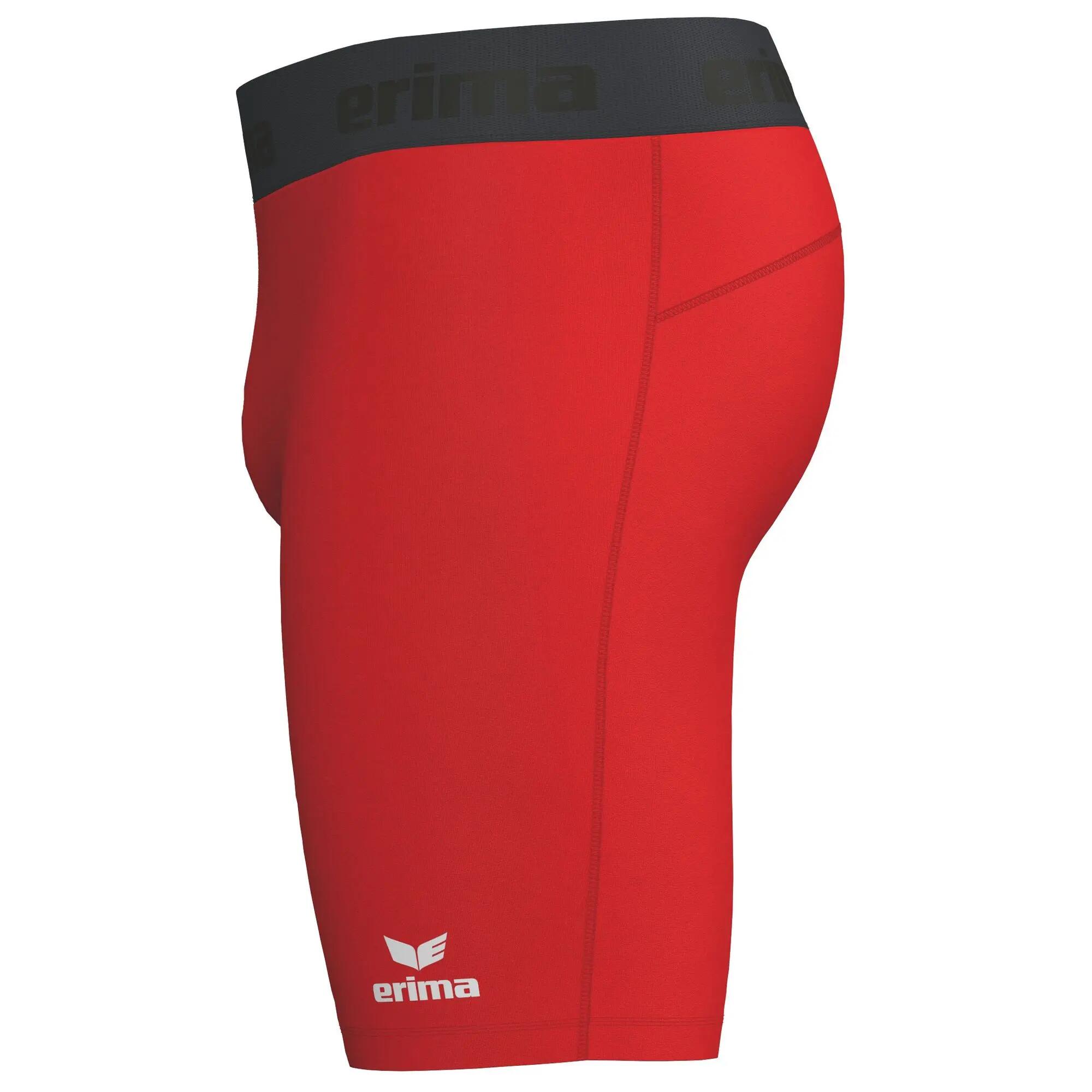 Rode sporttights met hoge taille. 5/5