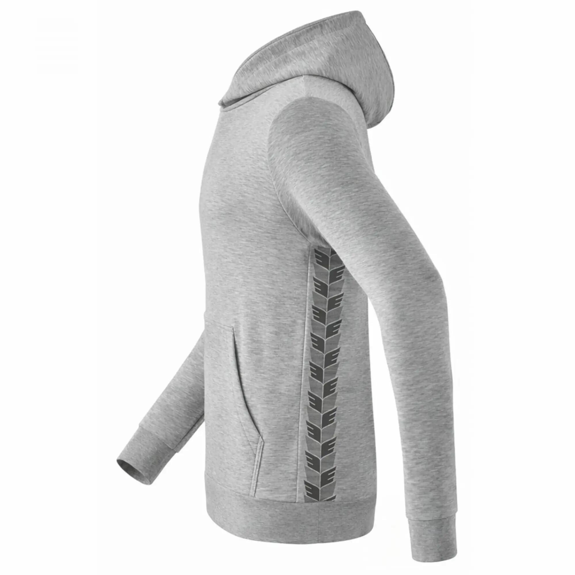 Erima Essential Team Hoody Junior - Gris clair mélangé 9/9