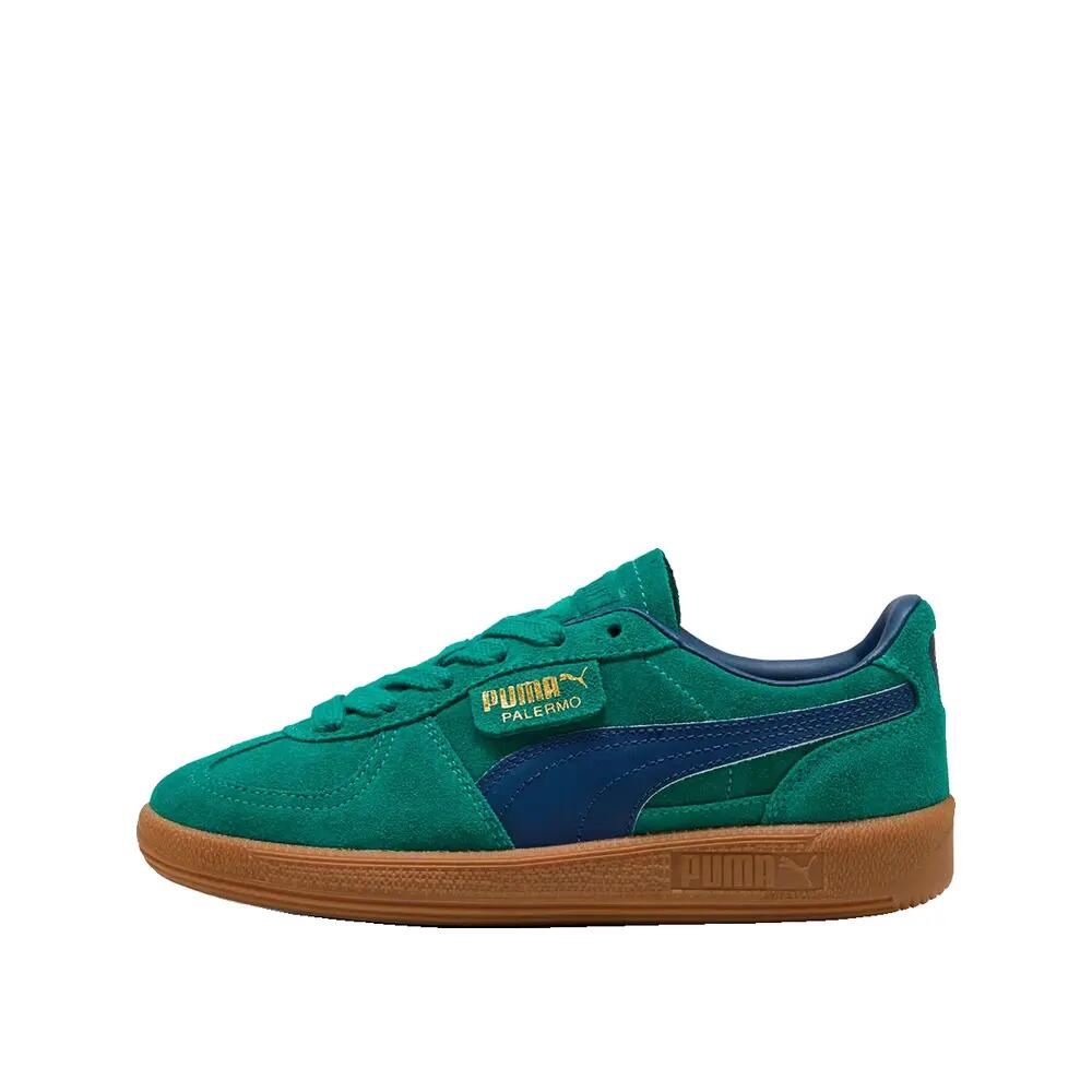 Zapatos PUMA Palermo Jr Verde salvaje Azul persa 4/6