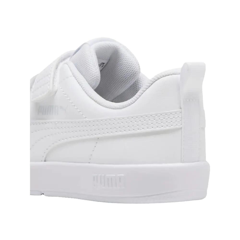 Dziecięce sneakersy Courtflex V3 PUMA White Silver Mist Gray 9/15