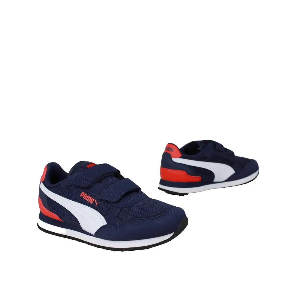 Sapatilhas infantis - mesh, velcro - ST Runner V4 - azul 4/6