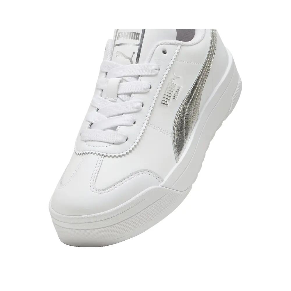 Scarpe PUMA Roma Femminili Metallo Bianco 5/6