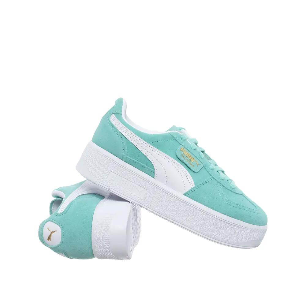 Zapatos PUMA Palermo Elevata Mujer Turquesa/Blanco 3/4