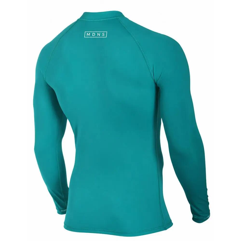T-Shirt Manches Longues Turquoise Bleu Ocean Step Rashvest 3/4