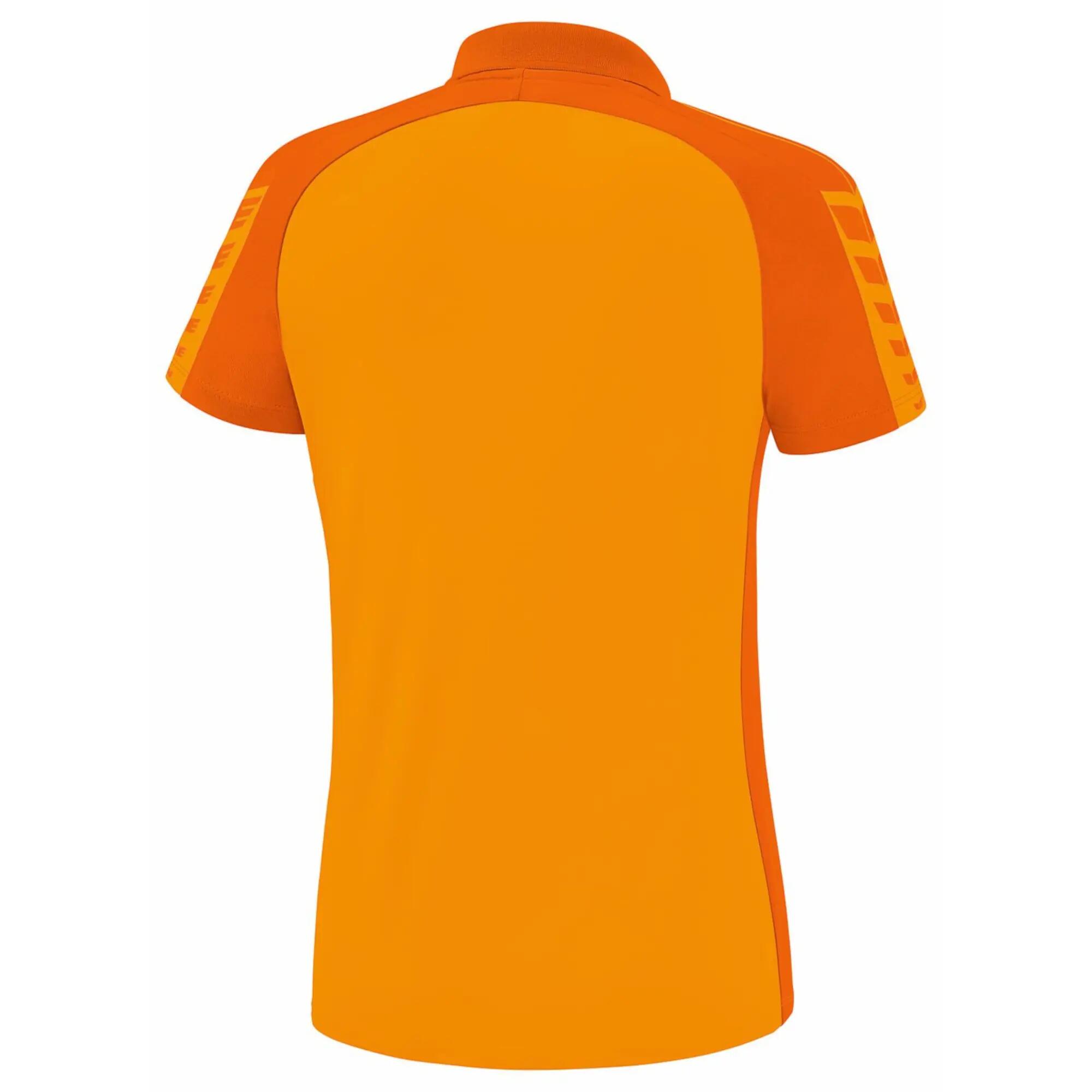 Polo Erima Six Wings Naranja Fluo - Secado rápido 8/9