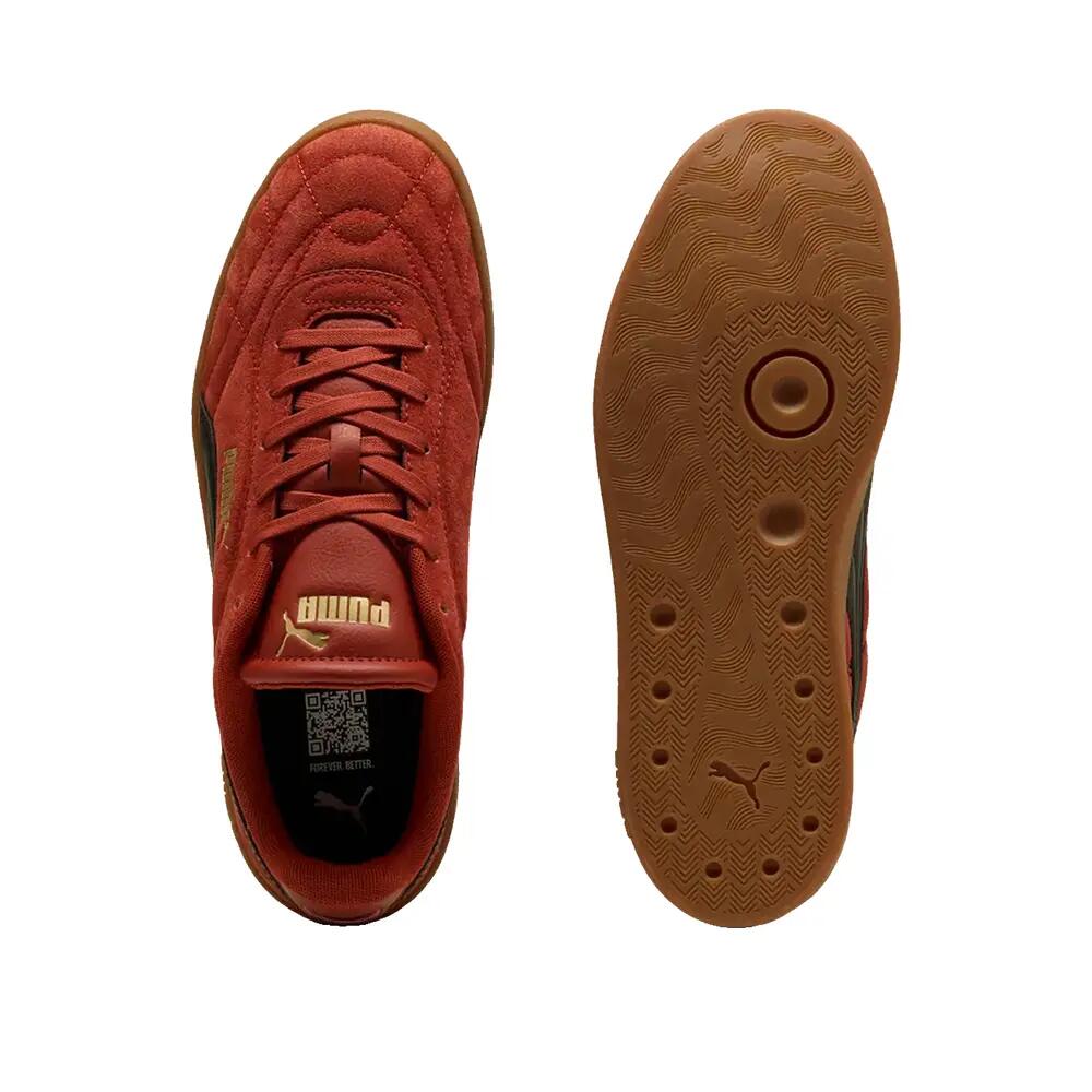 Baskets basses sport homme PUMA CLUB INDOOR SD rouges 5/6