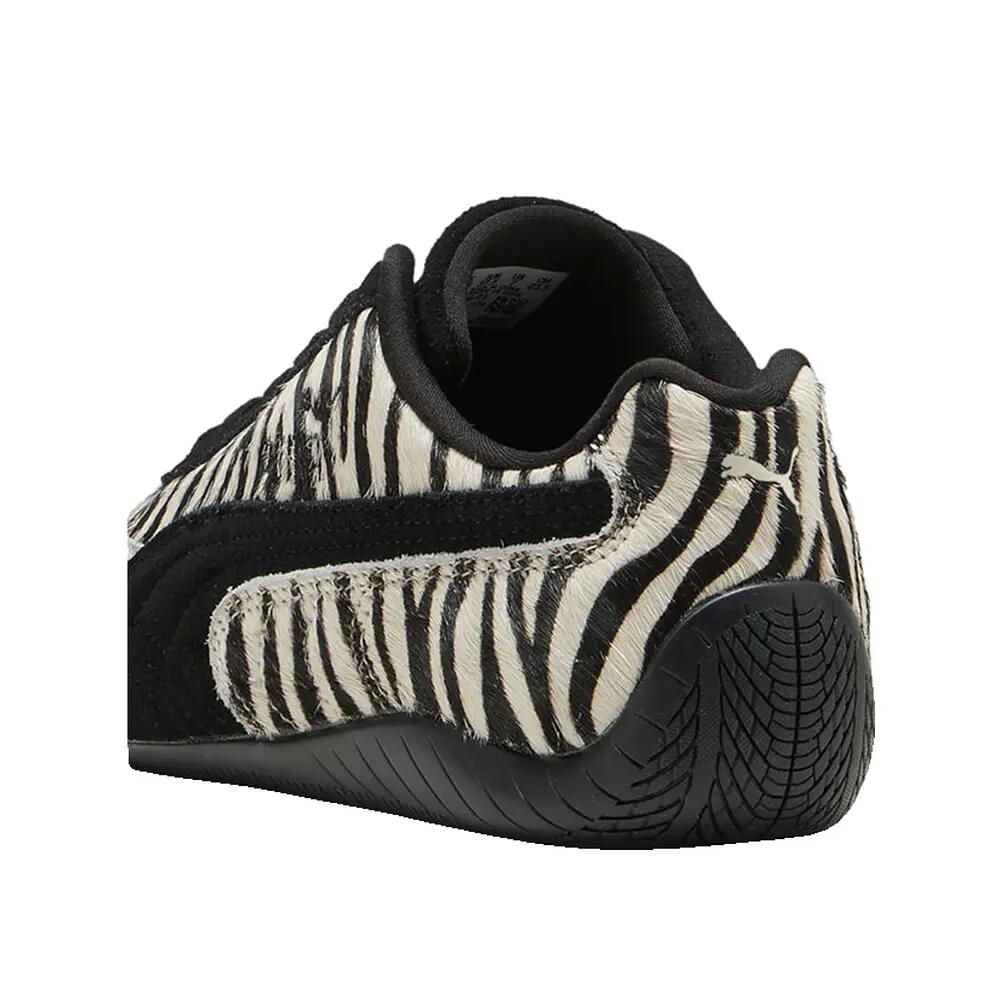 "Speedcat" Zebramuster Sneaker für , Wildleder, Flach Damen Schwarz/Weiß 8/8