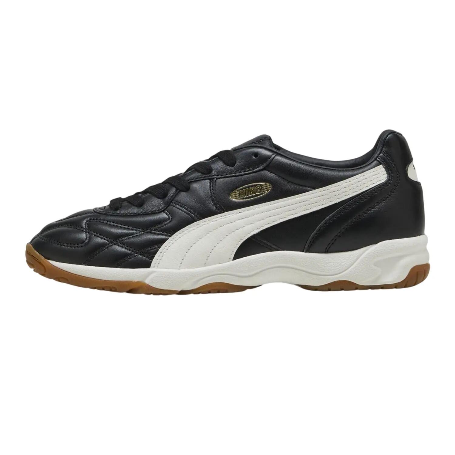 Mens King Indoor Football Trainers (Black/White) 2/7
