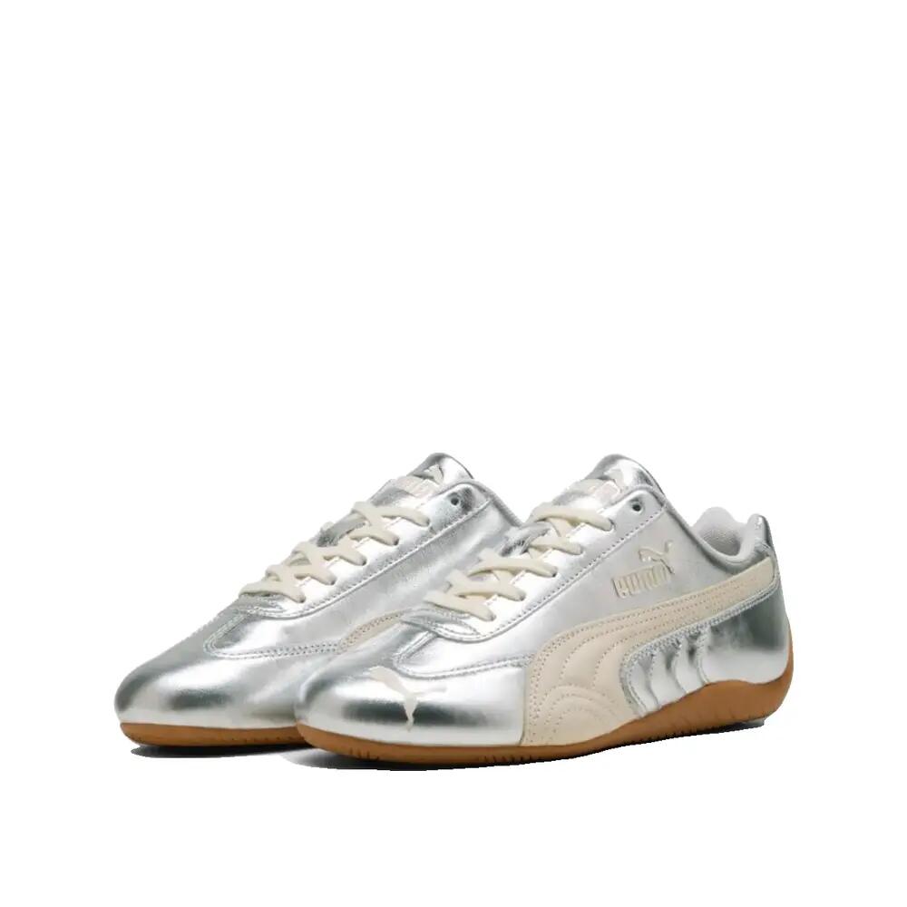 Puma WMNS Speedcat Silver White - Sneakers donna 3/6