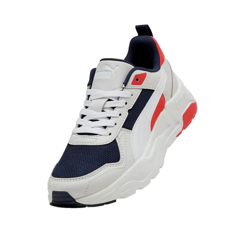 Zapatillas PUMA Trinity 2 LT Junior Azul/Blanco/Gris/Rojo 5/6
