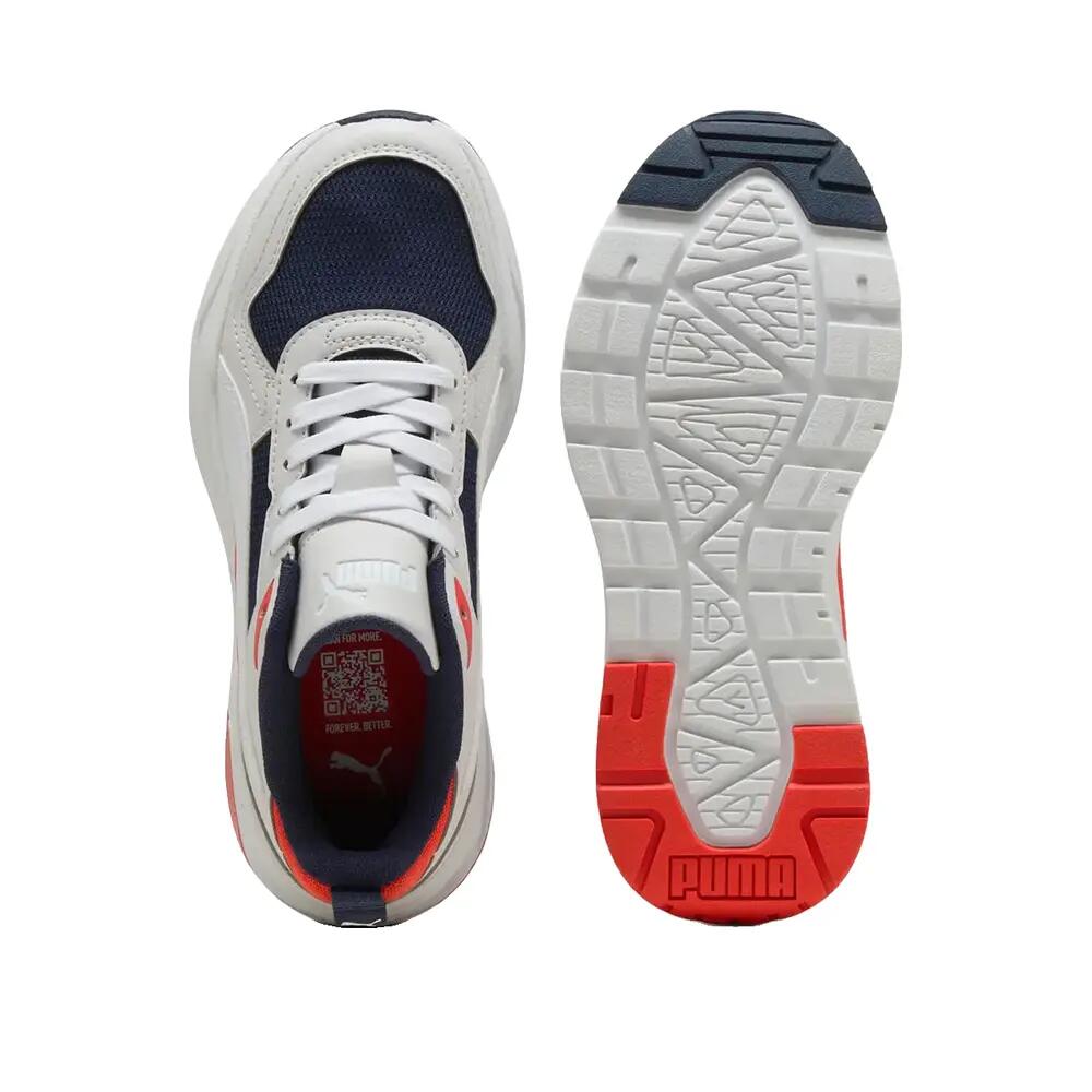 Zapatillas PUMA Trinity 2 LT Junior Azul/Blanco/Gris/Rojo 2/6