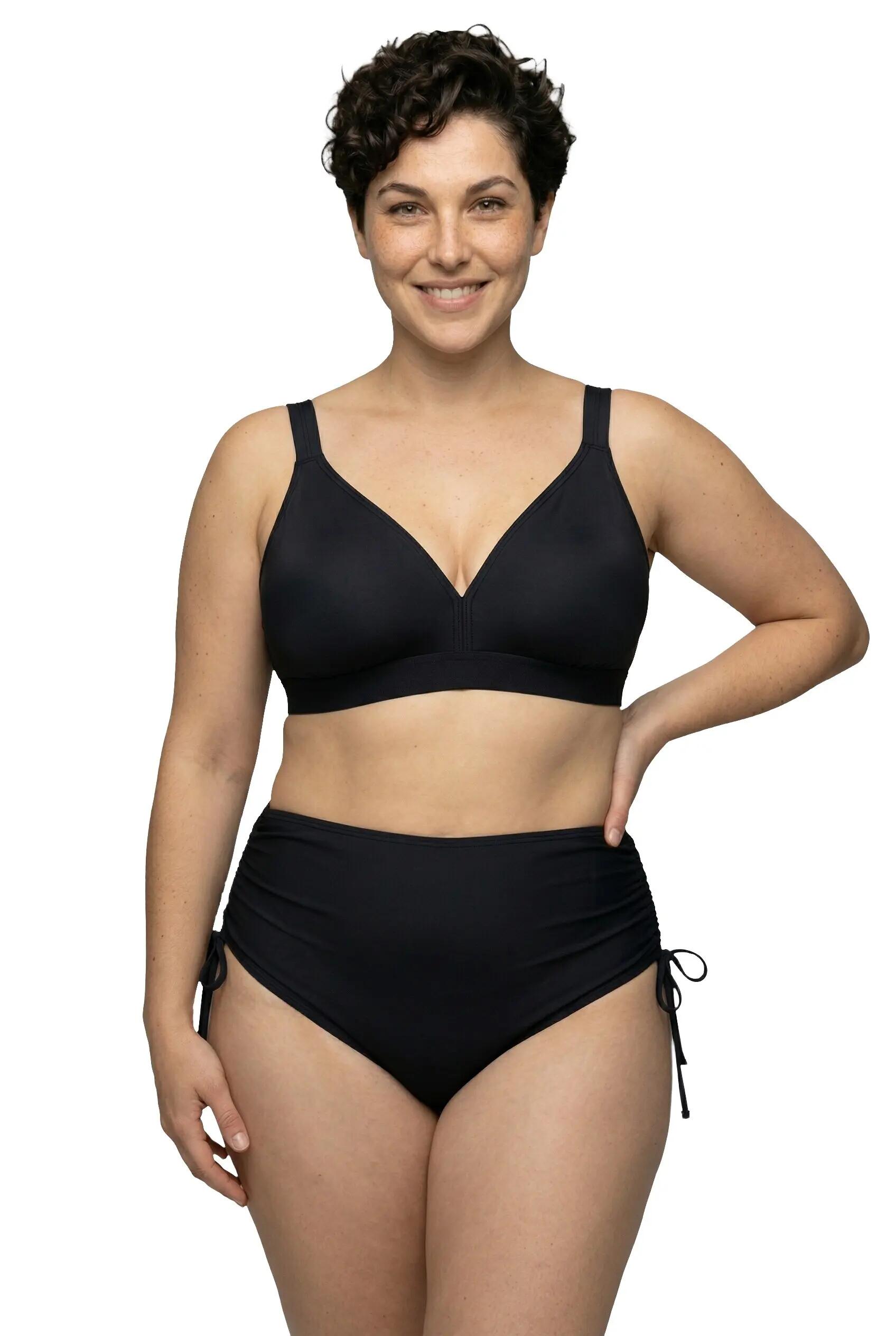Femme Haut de bikini sans bonnets souples. Doublure intégrale. Matière recyclée 2/13
