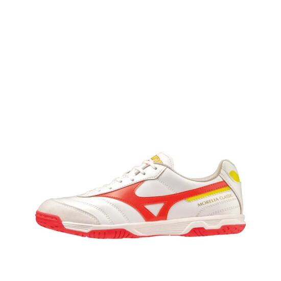 Chaussures de football Mizuno Morelia Sala Classic In Blanc/Corail