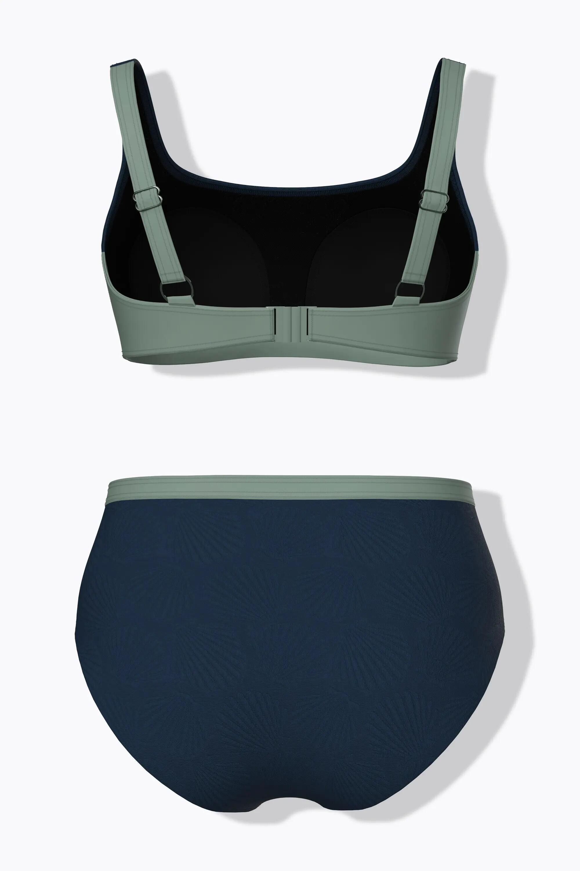Dames Bikini schelpstructuur zachte cups verstelbare bandjes 13/13