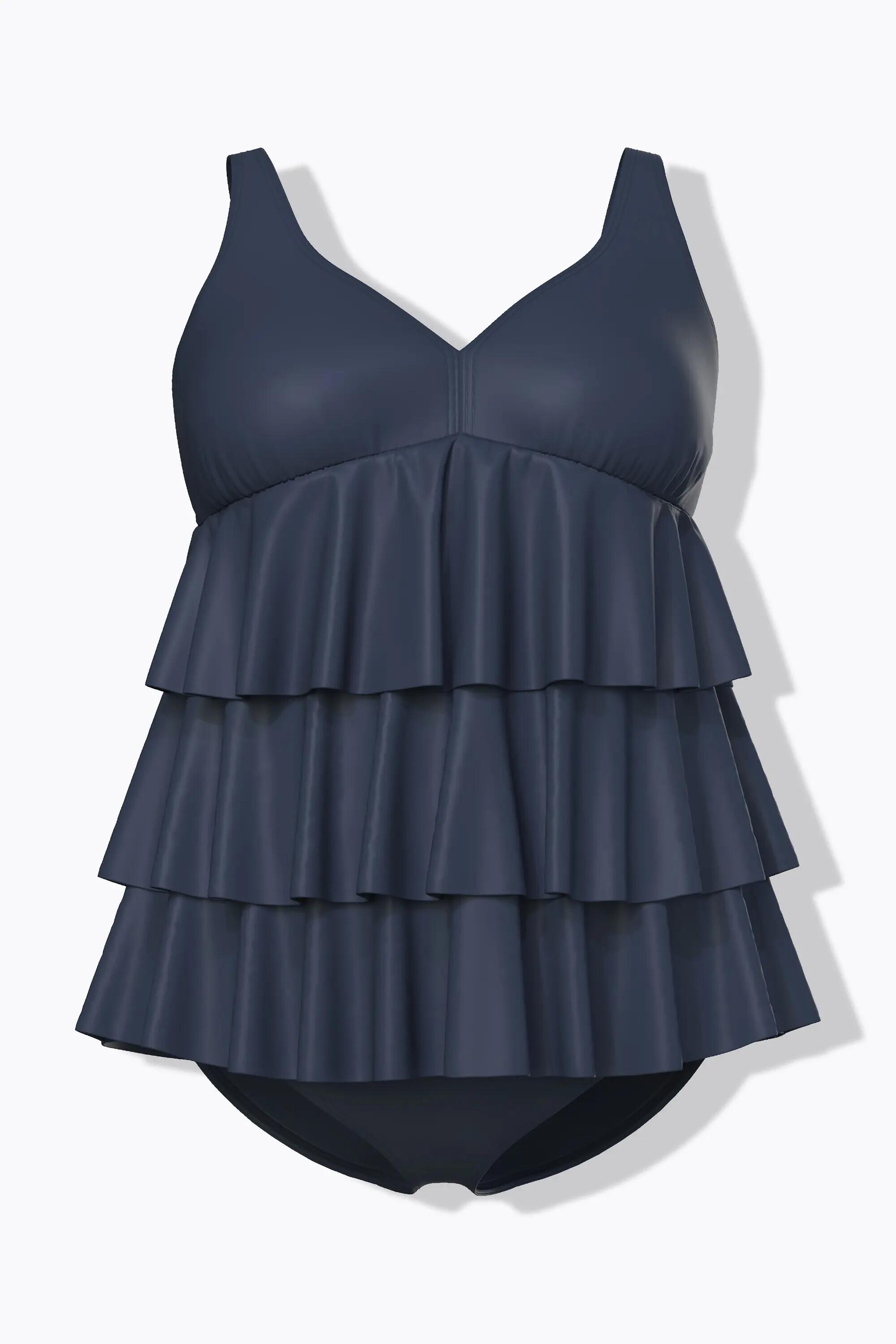 Damen Tankini Volants Softcups recycelt 13/13