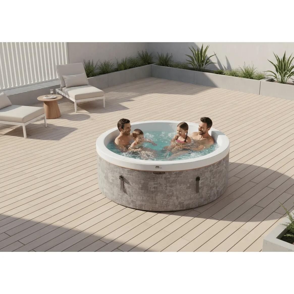 MSpa Cocoon-Eco Okrągłe Półsztywne Spa Dmuchane, 4–6 osób 2/11