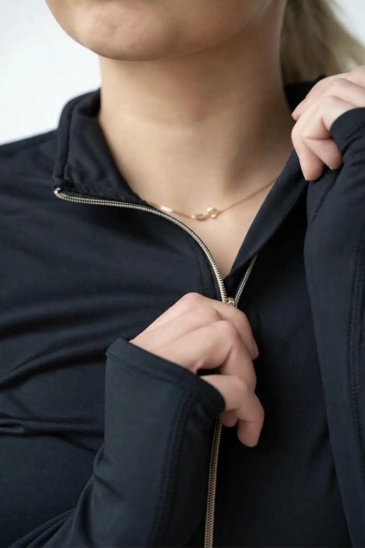 Paris Soft Zip - Maglia con zip, nero 2/7