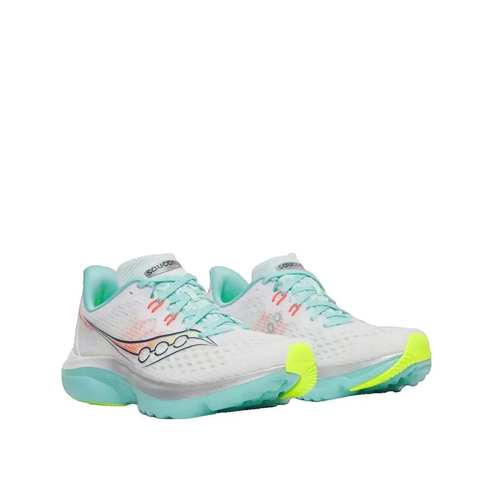 Hardloopschoenen Saucony Kinvara 16 Wit/Aqua 2/6