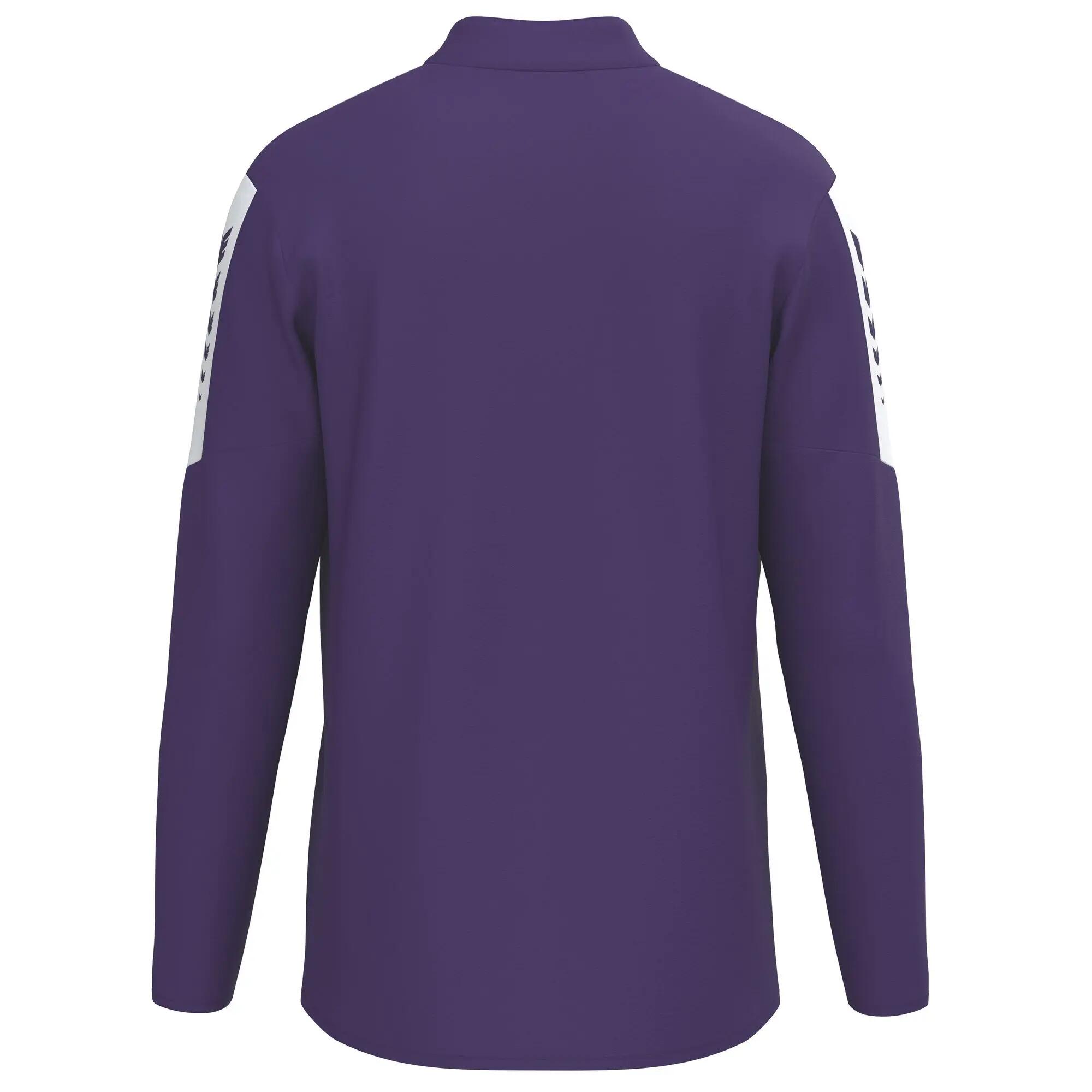 Erima Intro Training Top Junior - Violet, Long Sleeve, Zip 2/3
