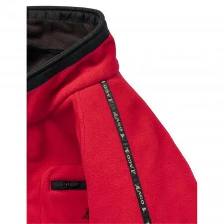 Herren - Outdoor-Wendejacke Asko G2 - winddicht, Braun/Rot 4/5