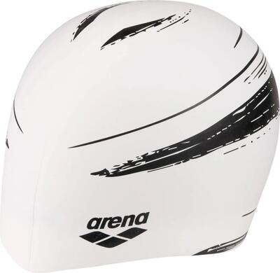 Cuffia da bagno Arena reversibile bianca/nera