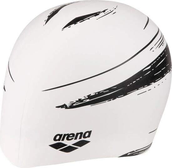 Cuffia da bagno Arena reversibile bianca/nera