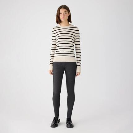 TÉRMICO Leggings afelpados efecto vaquero algodón push-up negro