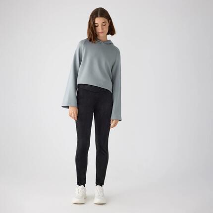 ULTRA TÉRMICO Leggings afelpados efecto pana negro