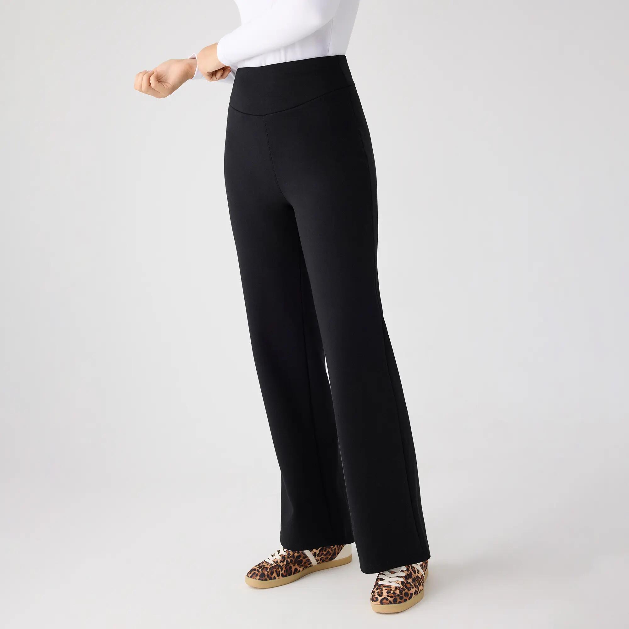 TÉRMICO Leggings anchos ultra cálidos algodón negros 5/6